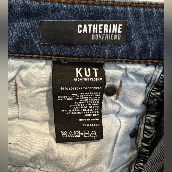 Kut from the Kloth Catherine Boyfriend Jeans Sz 10 - Picture 6 of 6